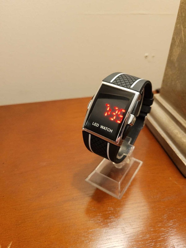 Brand New LED Digital Black Men's Watch - photo 3