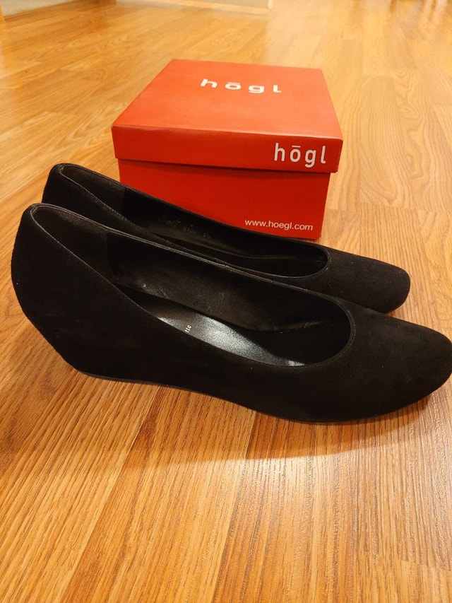 Hōgl Sacchetto US 10.5 Women's Black Suede Pumps - photo 2