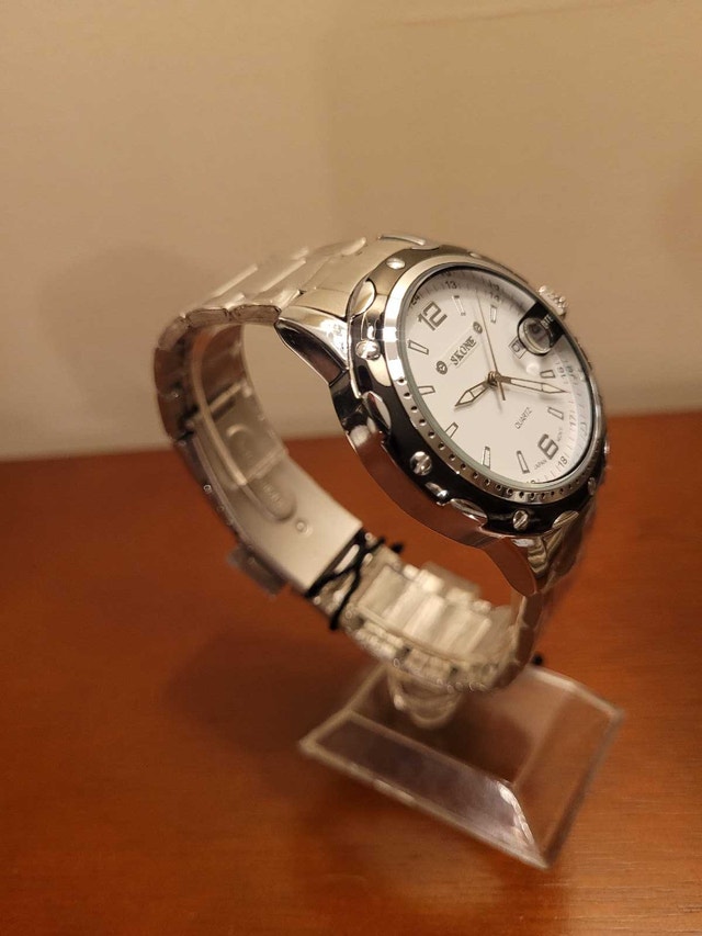 Brand New Skone White and Silver Quartz Men's Watch - photo 3