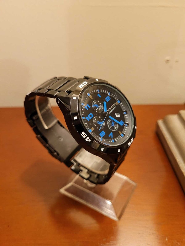 Curren Black and Blue Chronometer Men's Watch - photo 3