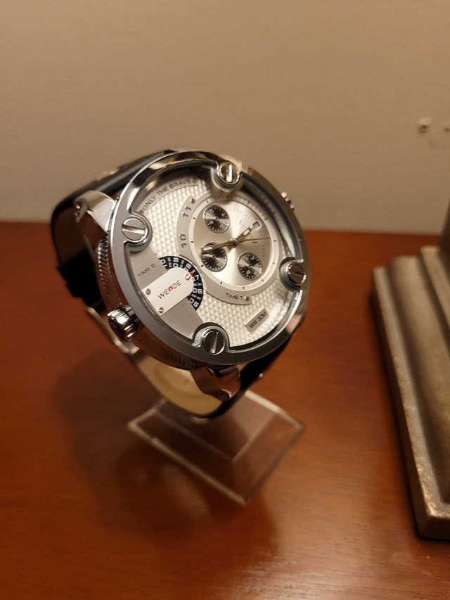 Dual Time Zone White Weide Diesel Men’s Fashion Watch - photo 4