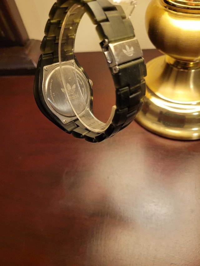 Rare Swamp Green Adidas Quartz Men's Polycarbonate Watch - photo 5