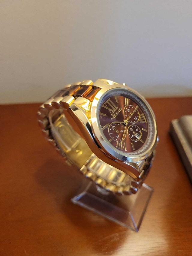 Brand New Brown & Gold Women's Watch with Brown Dial - photo 3