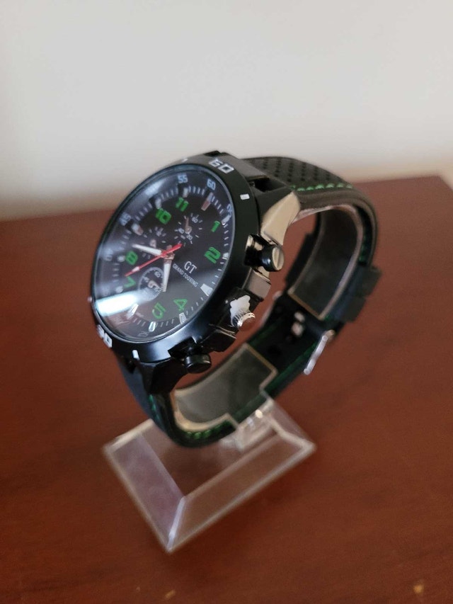 Brand New Black and Green GT Grand Touring Men's Watch - photo 2