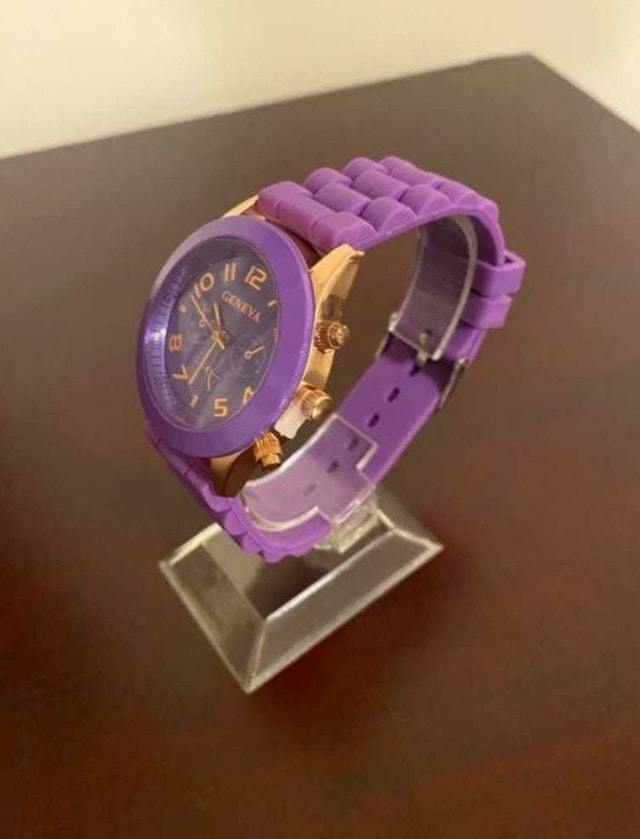 Brand New Geneva Purple Watch with Gold Accents - photo 2