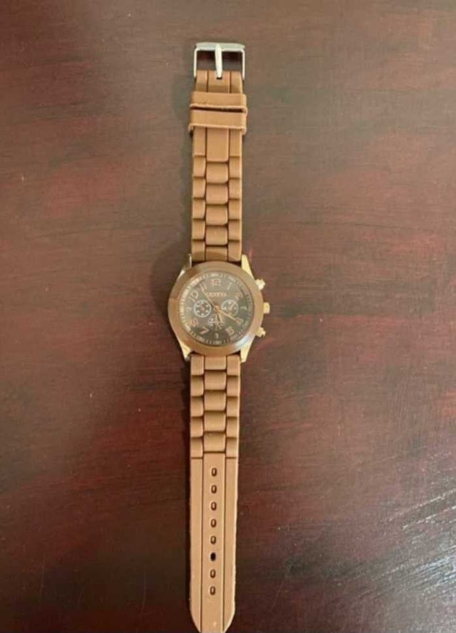 Brand New Geneva Chocolate Brown Watch with Gold Accents - photo 4