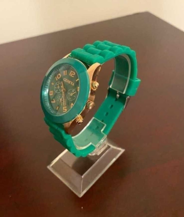 Brand New Geneva Dark Green Watch with Gold Accents - photo 2