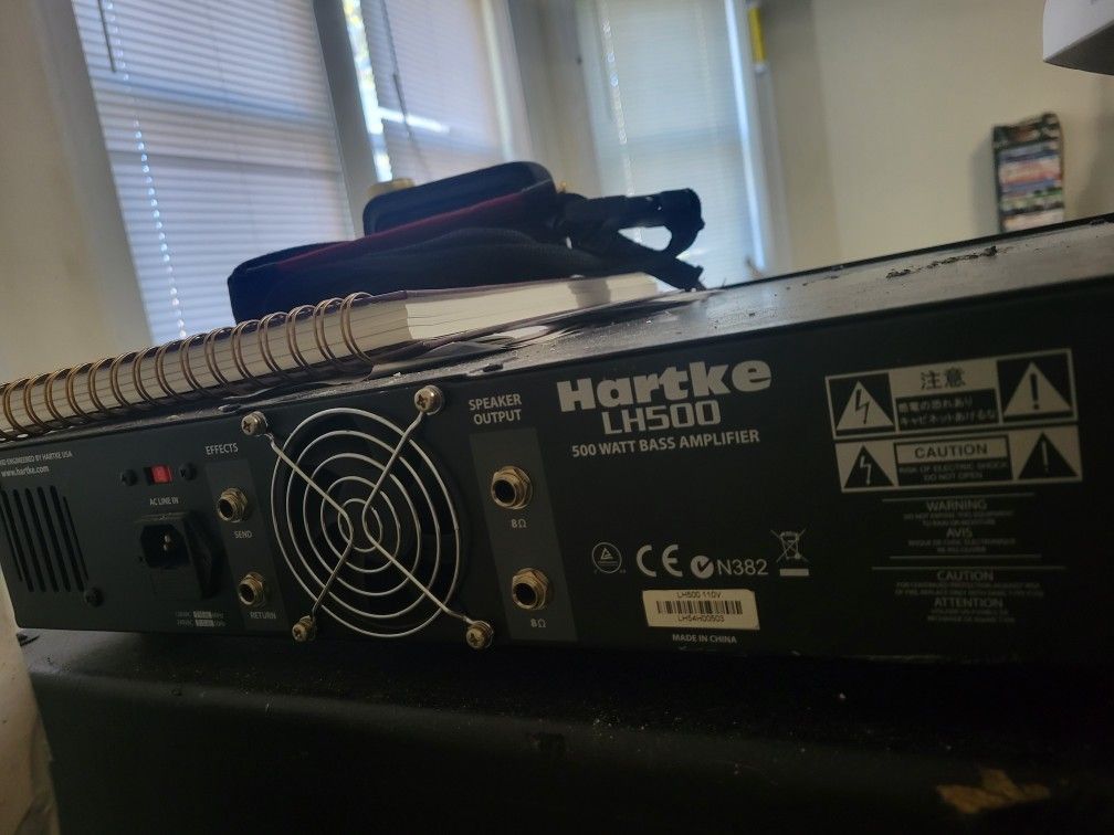 Hartke LH500 Bass Amp Head - photo 2