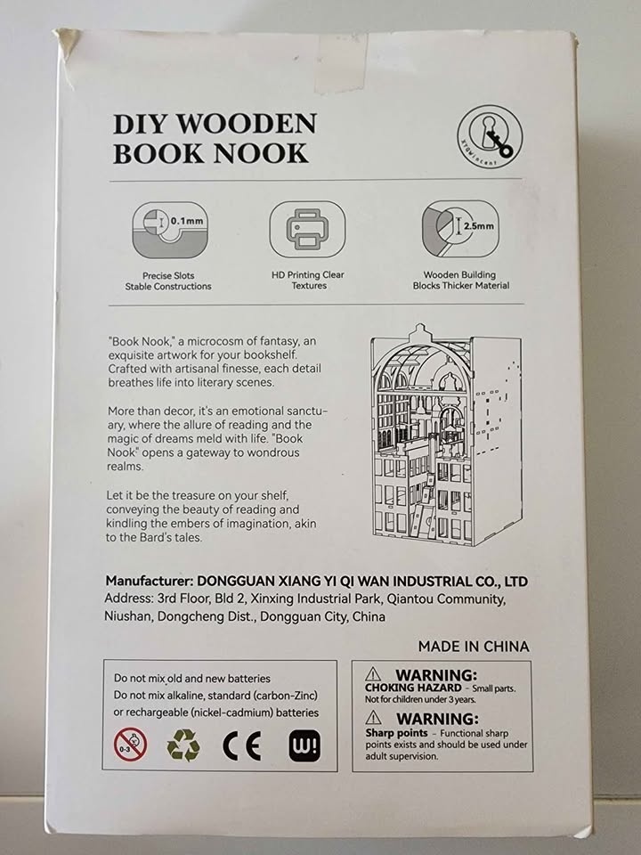 DIY Wooden Book Nook Kit * Miniature * Railway Cathedral * NEW - photo 5
