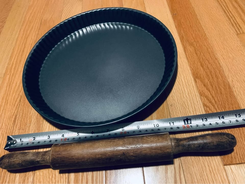 Tart or Quiche Pan 12” with Rolling Pin - photo 2