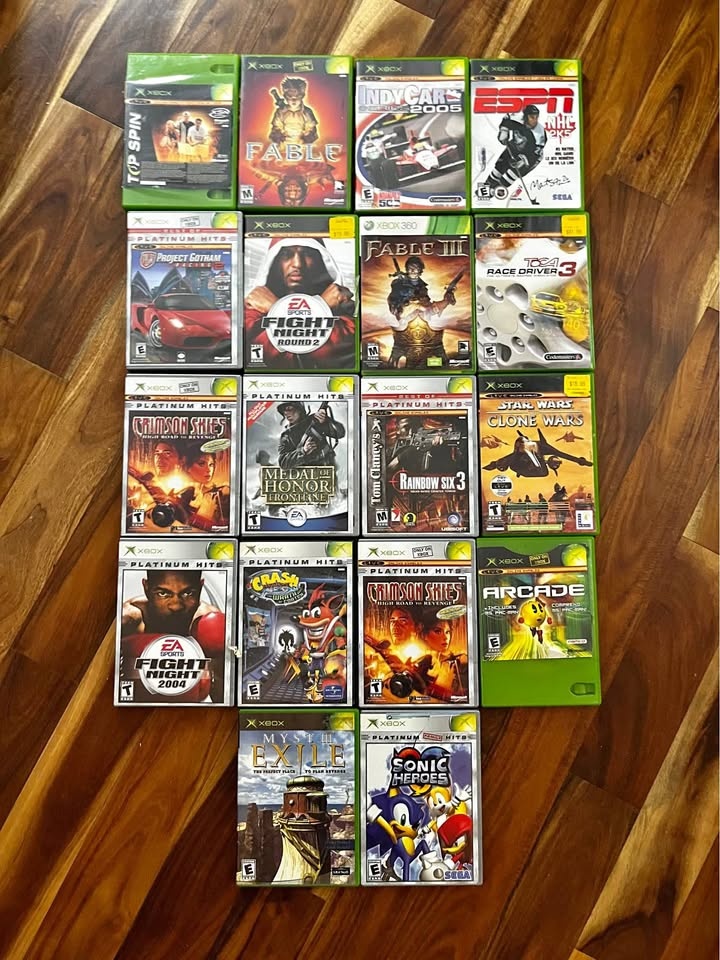 Xbox Original & Xbox 360 Game Bundle
