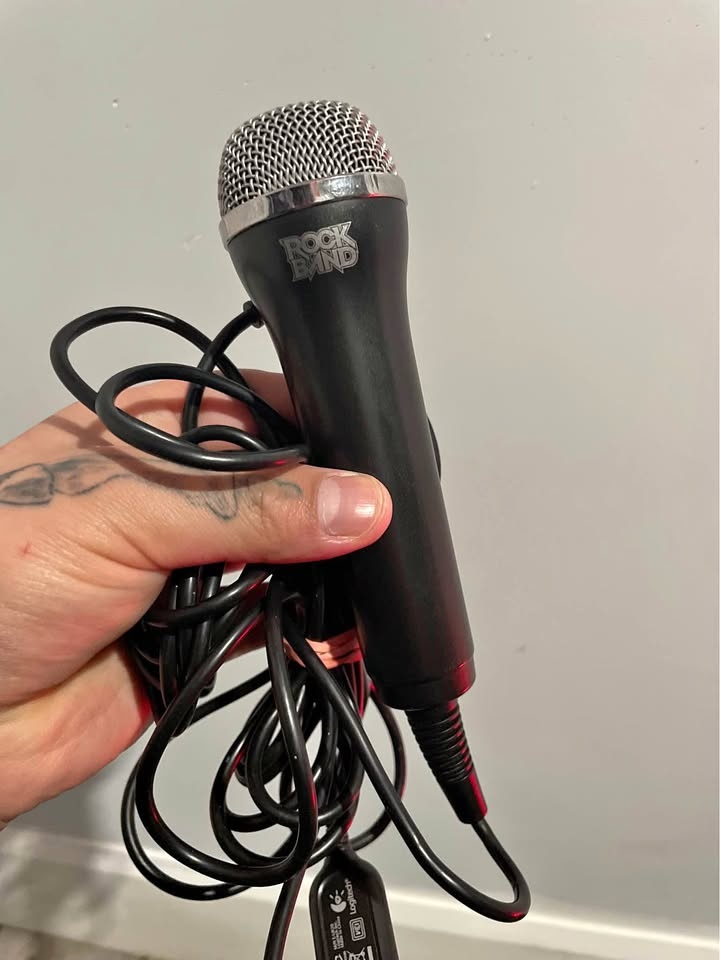 Rock band microphone!