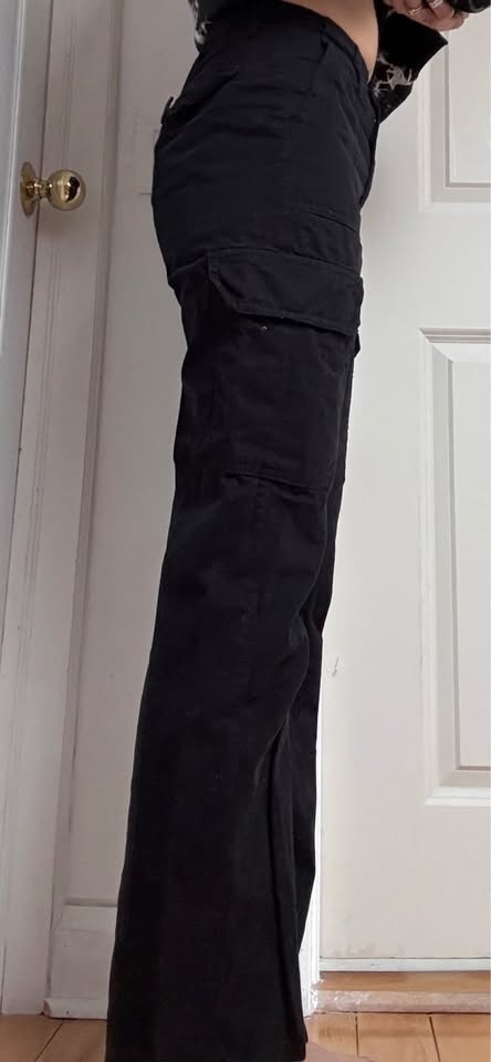 Zara Black Cargo Pants size 34 - photo 2