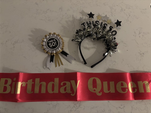 Celebrate in Style – 50th Birthday Accessories Set!