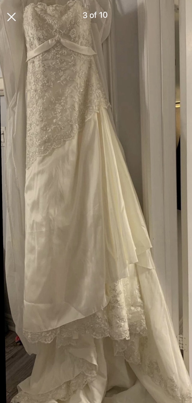 Vintage Victorian‑Style Wedding DressOff – Never Wor - photo 3