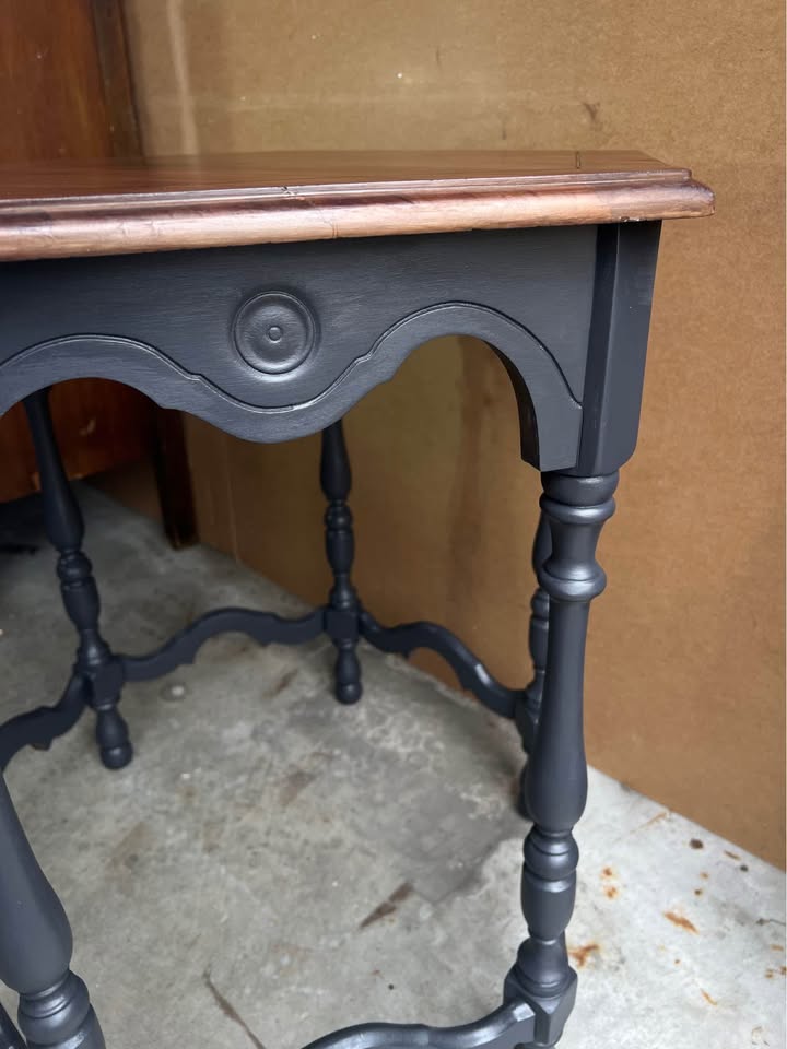 Hexagon Side Table -Refinished - photo 5