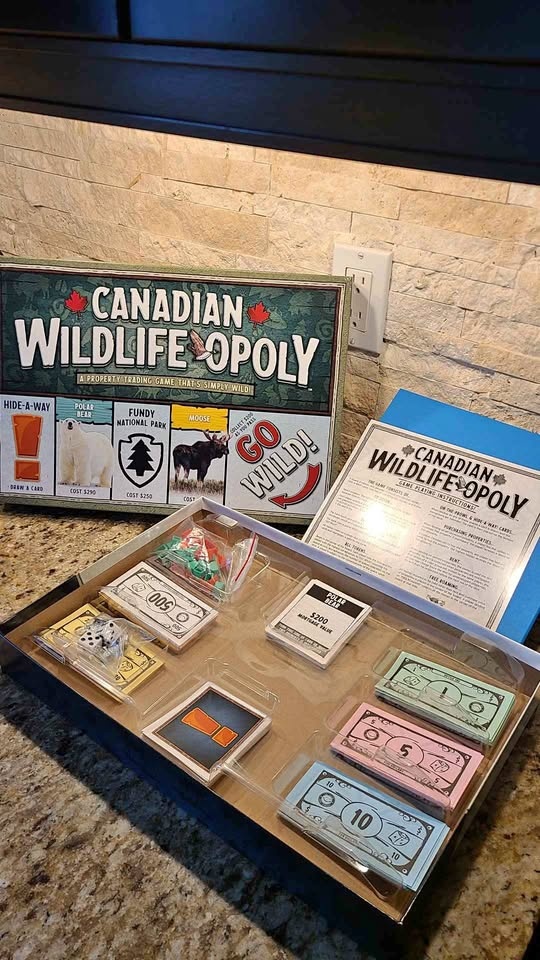 Canadian Wildlifeopoly Game