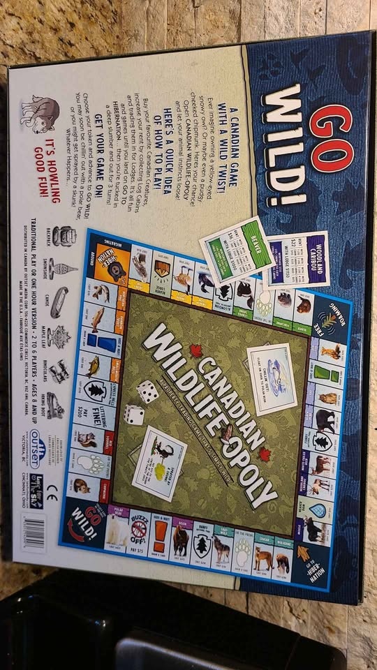 Canadian Wildlifeopoly Game - photo 4