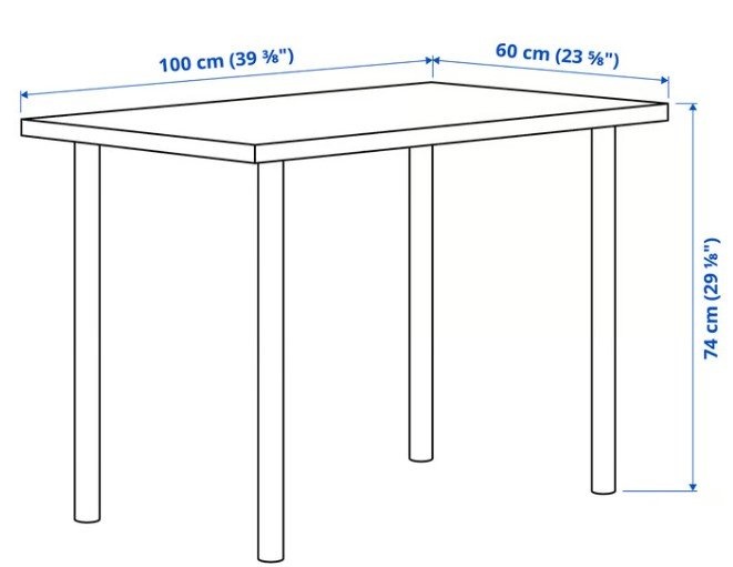 IKEA LINNMON Table – Sleek, Minimalist, Versatile 🥕 - photo 2