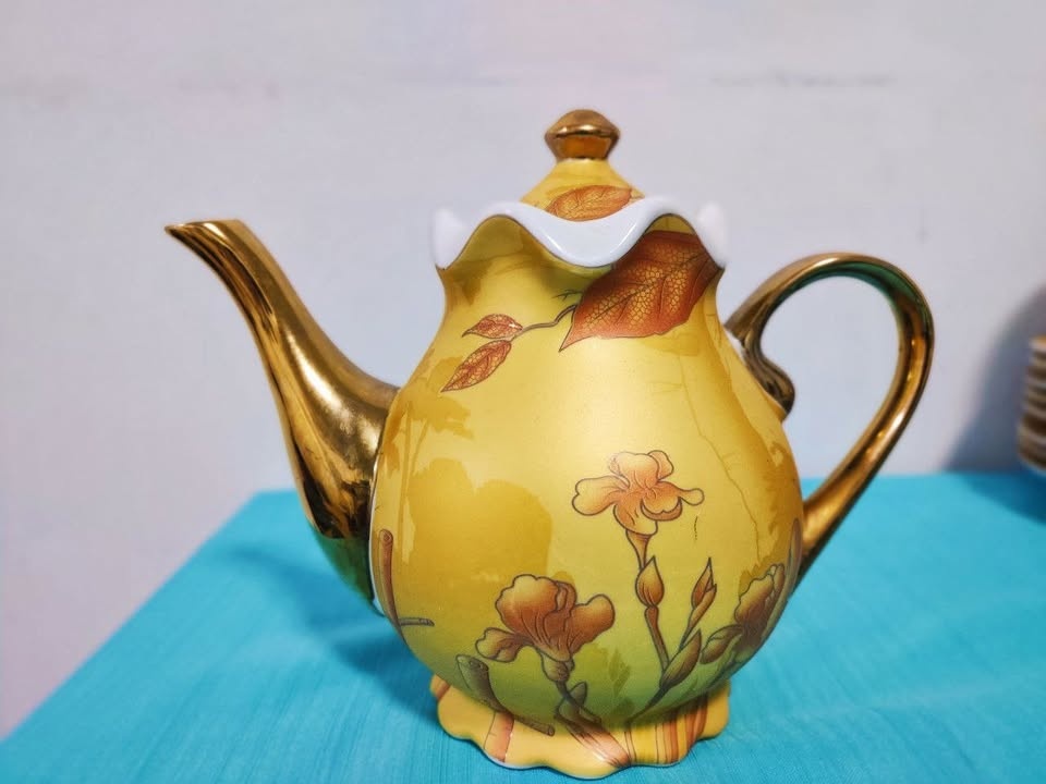 🌟 Rare Yamasen Japan Gold Dinner & Tea Set 🌟🥕 - photo 4