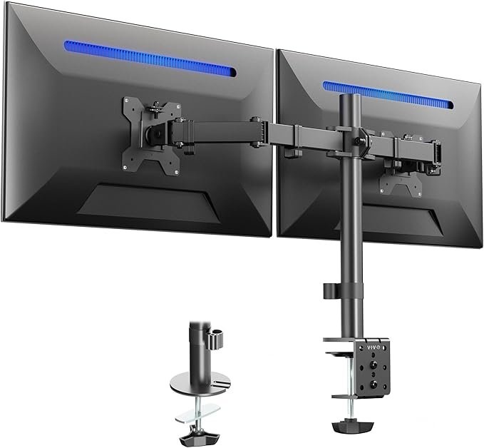 VIVO Dual Monitor Desk Mount (Black) - photo 4