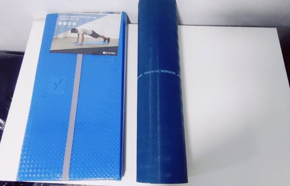 2 Blue Yoga / Pilates / Fitness / Gym Mats – Great Condition! 🥕 - photo 3