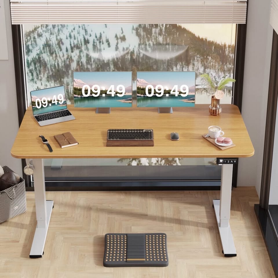 Furmax Electric Standing Desk - White - photo 4