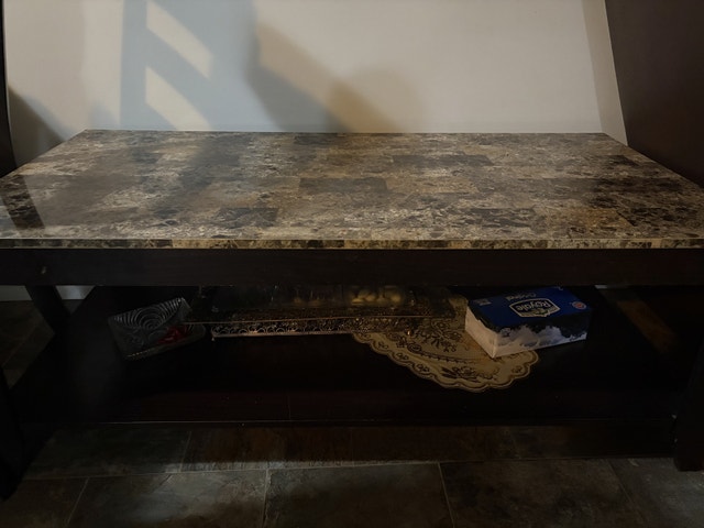 Marble Top Table and 2 side tables - photo 3