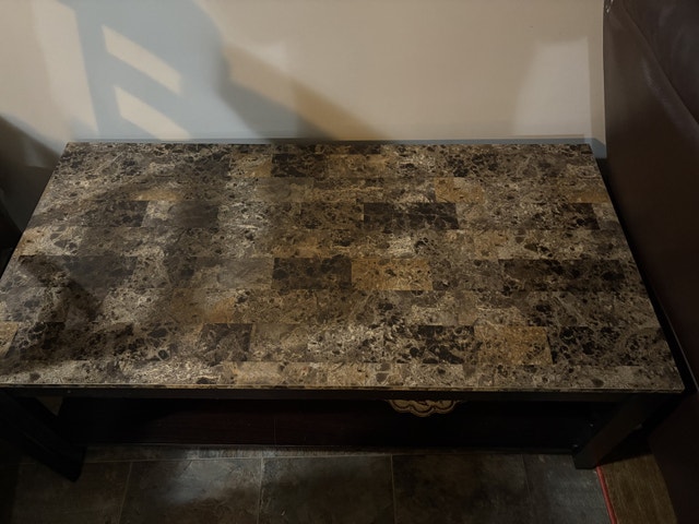 Marble Top Table and 2 side tables - photo 4