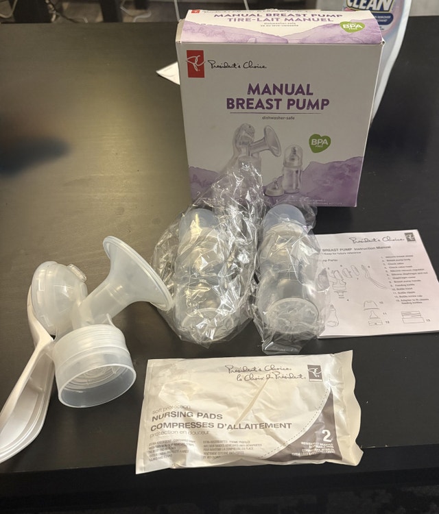 President's Choice Breast pump new