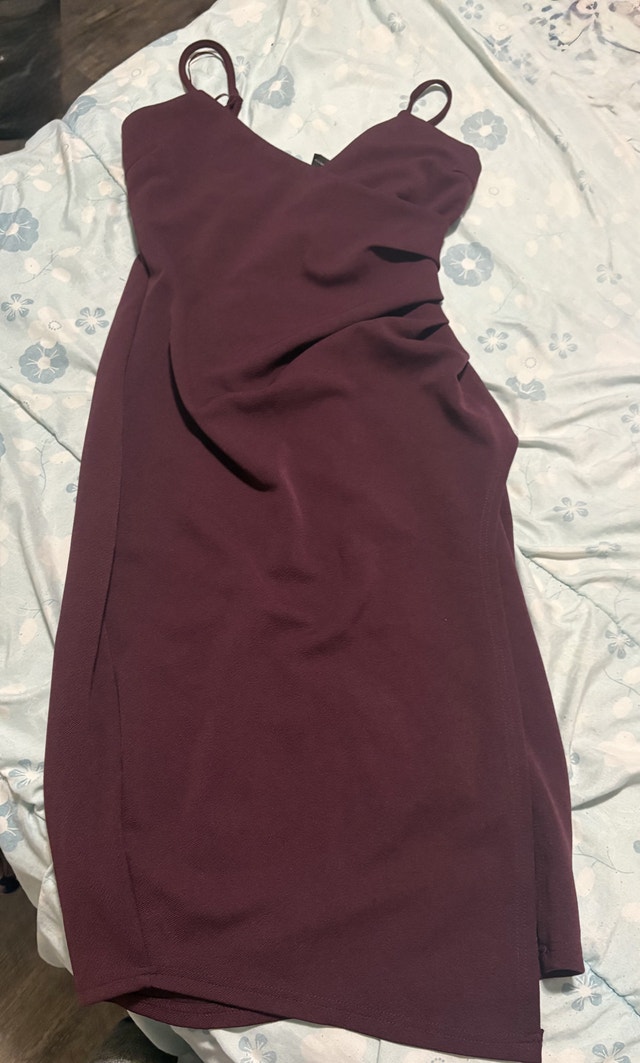 Burgundy Dress