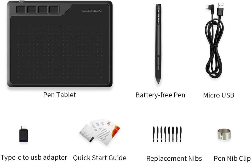 GAOMON S620 Graphics Tablet + Gift - photo 3