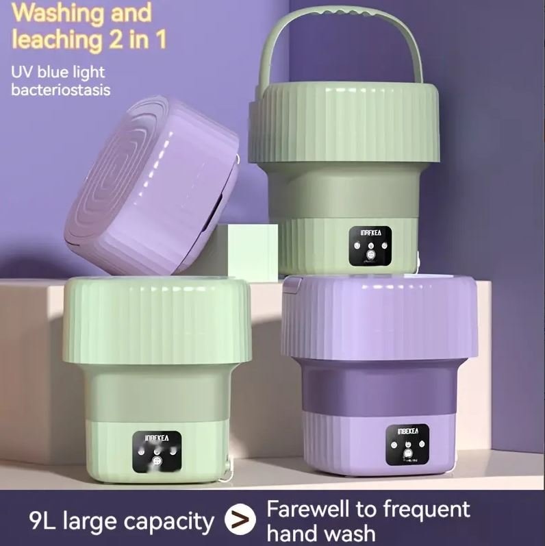 BNIB 9L Mini Folding Washing Machine - photo 2