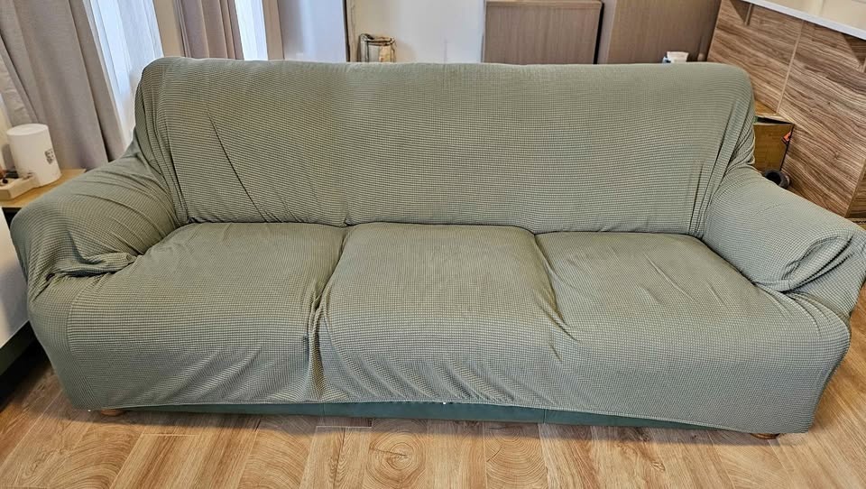 FREE: Natuzzi Sofa & Reclining Chair - Great with Covers!