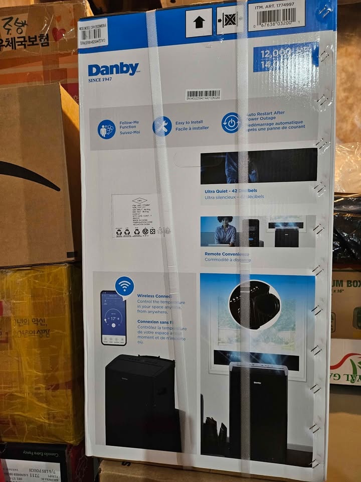 BNIB Danby 14,000 BTU Portable AC - Dual Hose - photo 2