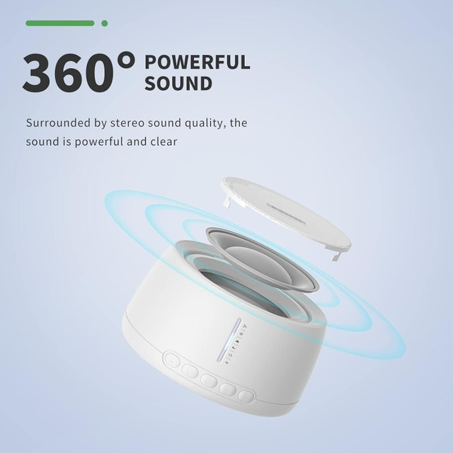 BNIB White Noise Machine, 30 Soothing Sounds, 36 Levels Volume C - photo 5
