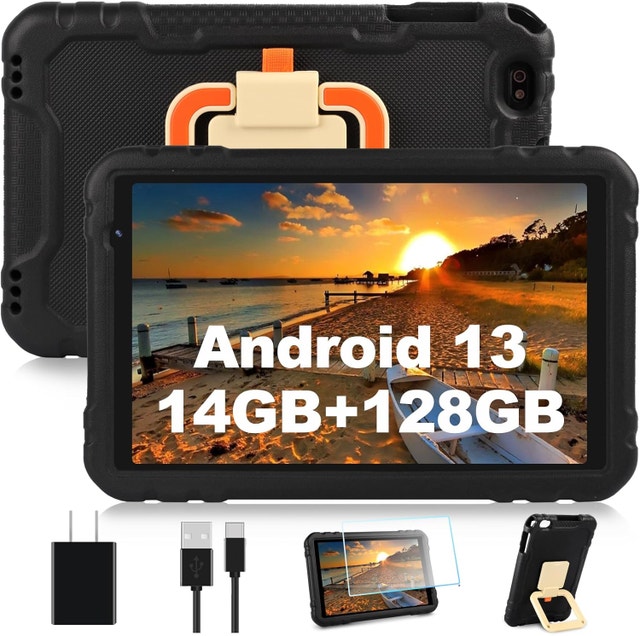 10 inch Tablet, 14GB+128GB, Octa-Core, Drop-Proof, HD IPS Displ