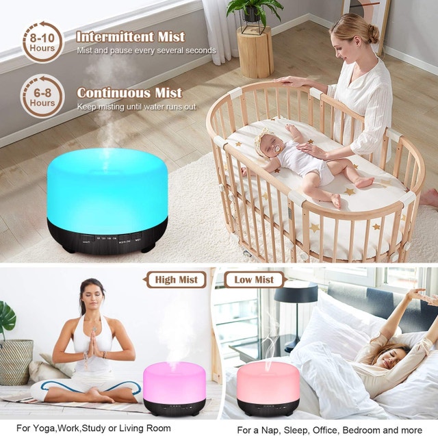 BNIB Essential Oil Diffusers, 500ML Oversized water tank - photo 3