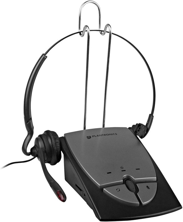 BNIB Plantronics S12 Convertible Headset with Amplifier