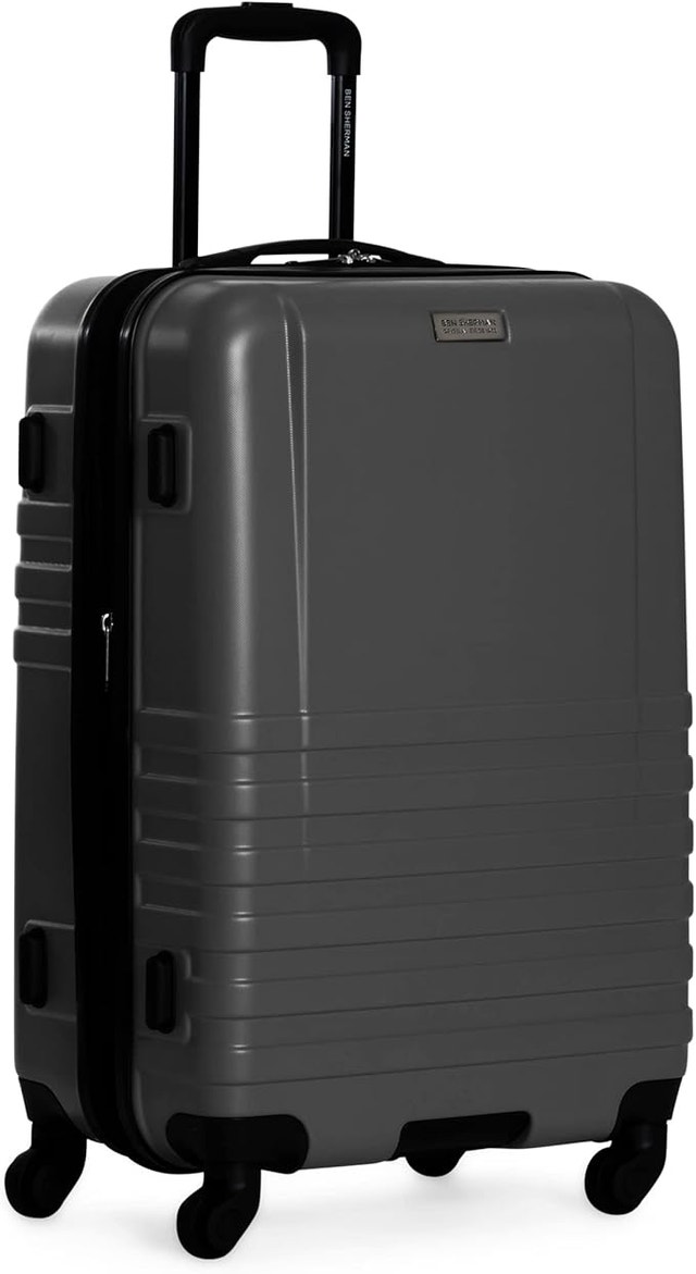 Ben Sherman 4-Wheel Luggage, 24-inch Carry On, Grey - photo 3