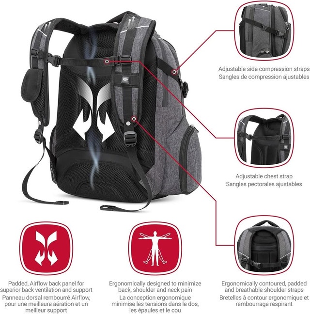 SWISSGEAR Carry-On Backpack with Rainproof Laptop Compartment- F - photo 3