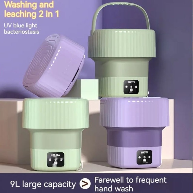 BNIB 9L Mini Folding Washing Machine - photo 2