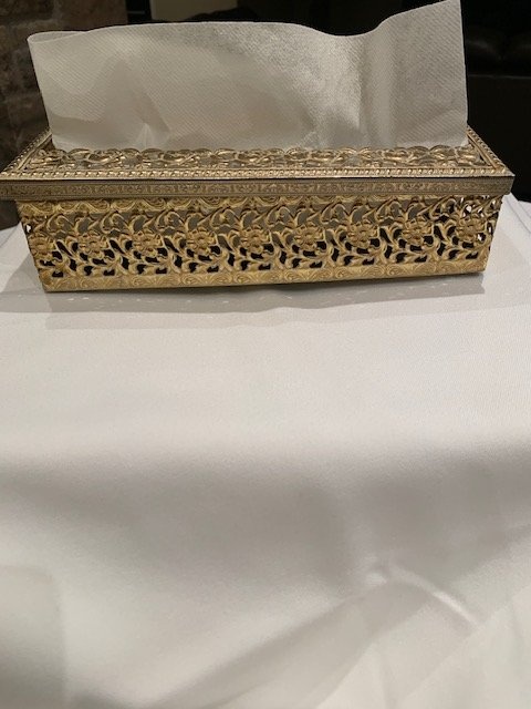 Tissue Holder Vintage Hollywood Regency 1960's - photo 2