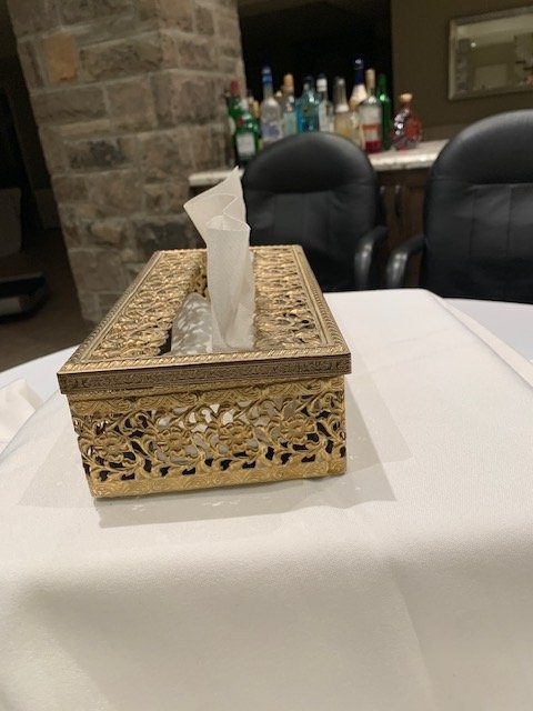 Tissue Holder Vintage Hollywood Regency 1960's - photo 3