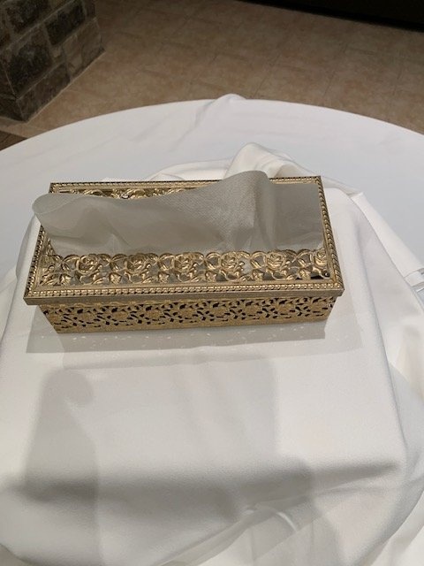 Tissue Holder Vintage Hollywood Regency 1960's - photo 4