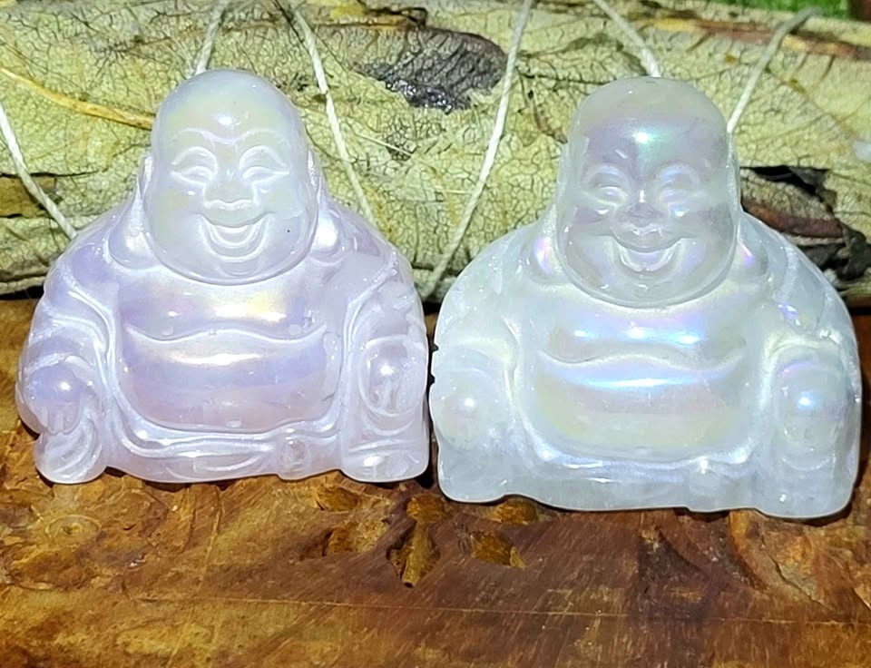 Crystal Laughing Buddha - photo 2