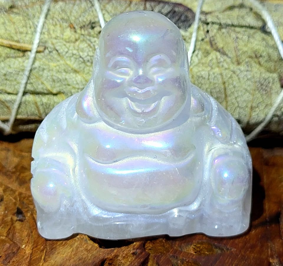 Crystal Laughing Buddha - photo 3