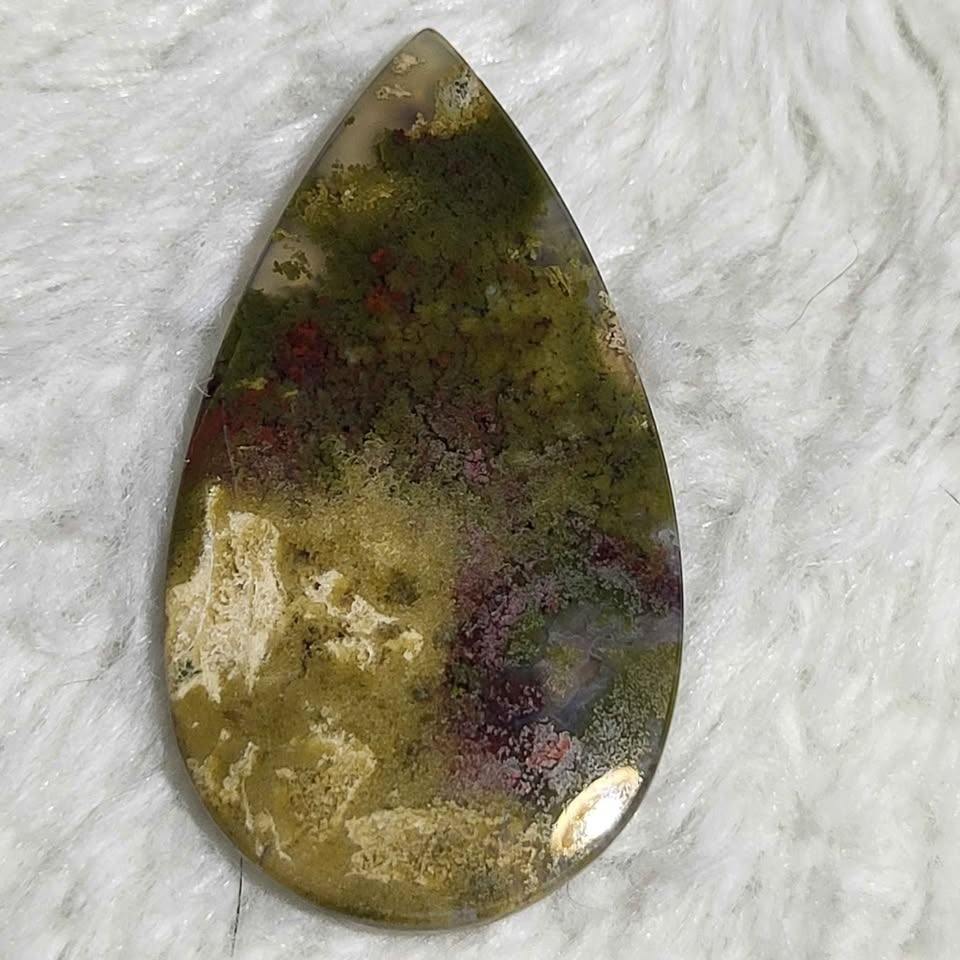 Scenic Moss Agate Crystal - photo 2