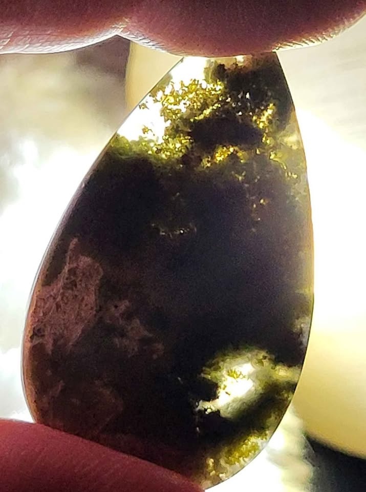 Scenic Moss Agate Crystal - photo 3