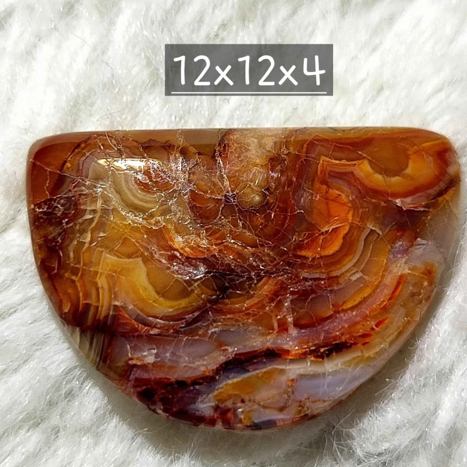 Agate Crystal Cabochon - photo 2